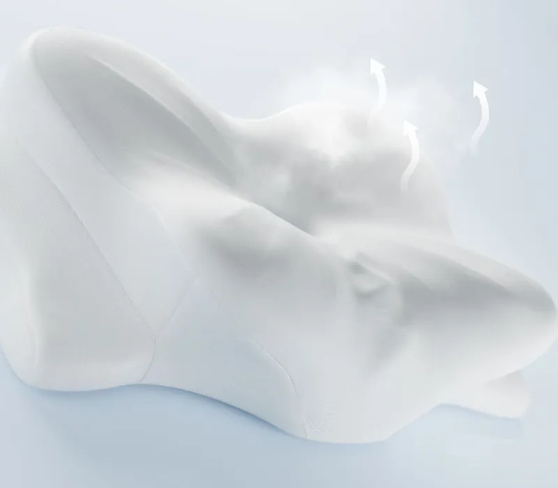 Close-up of Derila Ergo memory foam texture